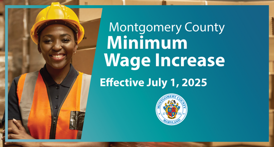 Montgomery County Minimum Wage to Increase July 1 to Keep Pace with Inflation