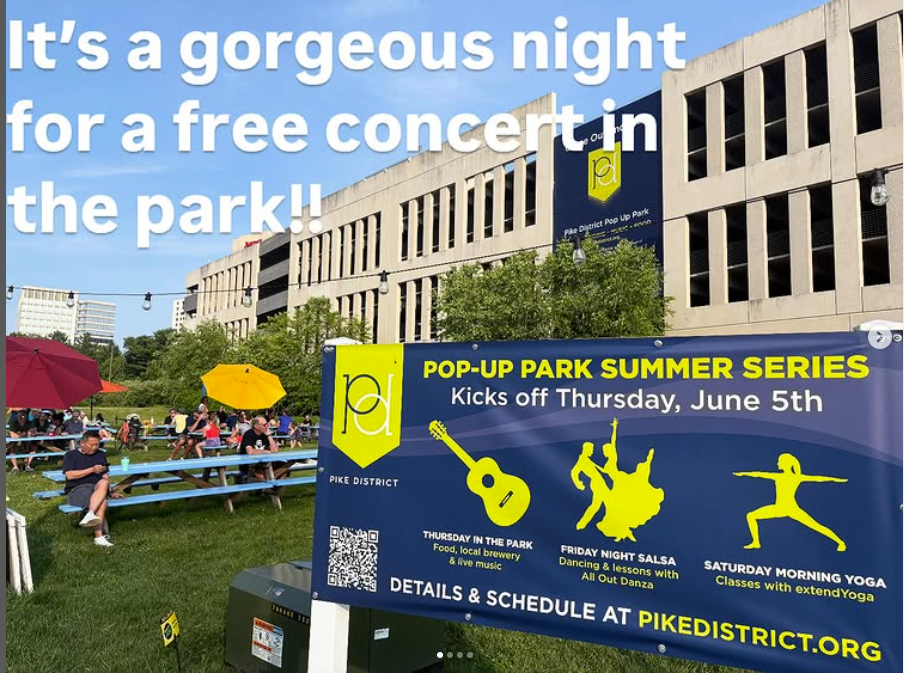 The Pike District Summer Series is Back at the Pop-Up Park!