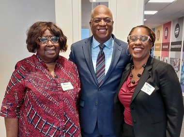 Claudia Simmons, Dr. Jeffery Johnson, Shant'a Johnson