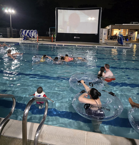 Dive-In Movie Night Bethesda Outdoor Pool
