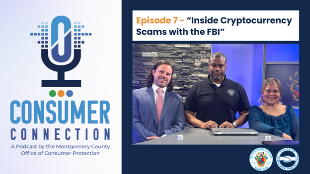 Office of Consumer Protection Releases New Podcast Episode Focused on Cryptocurrency Scams 