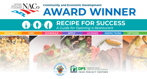 naco award graphic for recipe for success program 