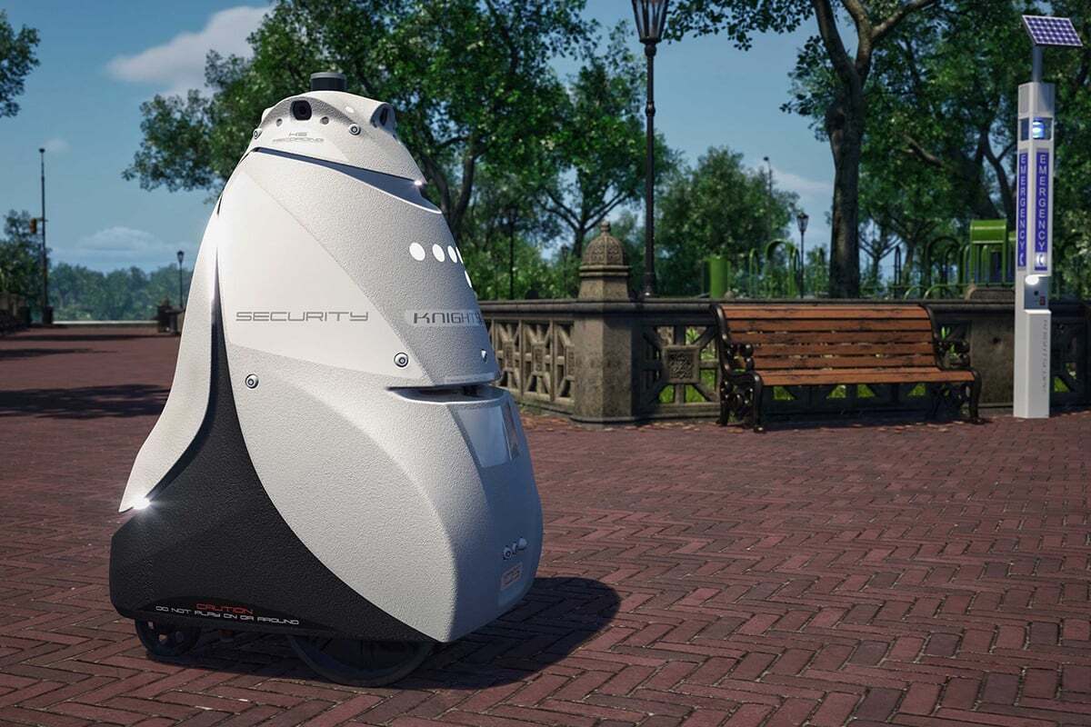 Knightscope K5 Autonomous Security Robot. Credit: Knightscope.
