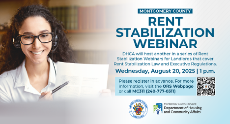 Rent Stabilization Webinar for Landlords on Wednesday, Aug. 20 