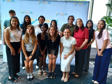 Summer Rise interns at HHS