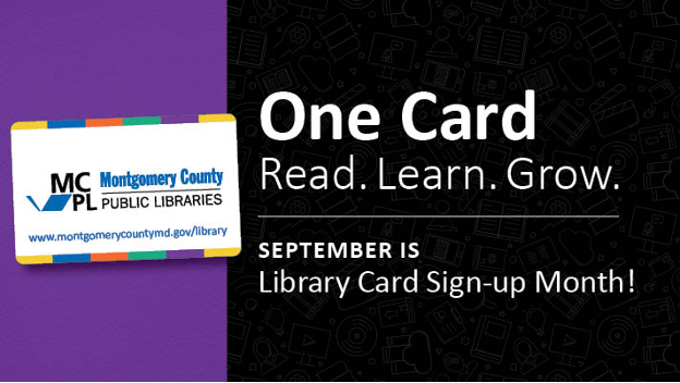 September is Library Card Sign-Up Month