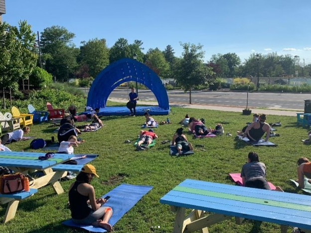 Free ‘Yoga in the Park’ Continues Saturdays in the Pike District