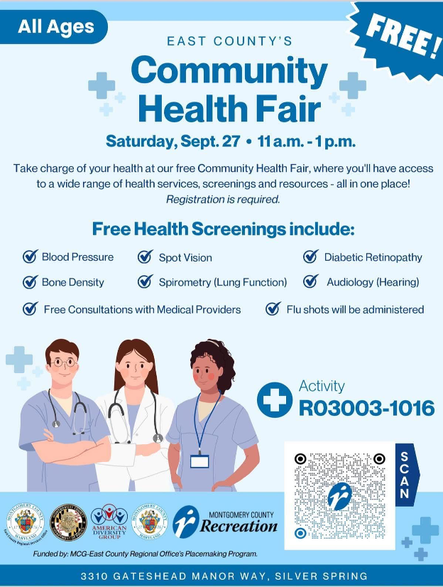 Free Community Health Care in East County Happening Saturday, Sept. 27