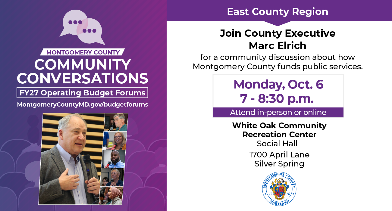 East County FY27 budget forum