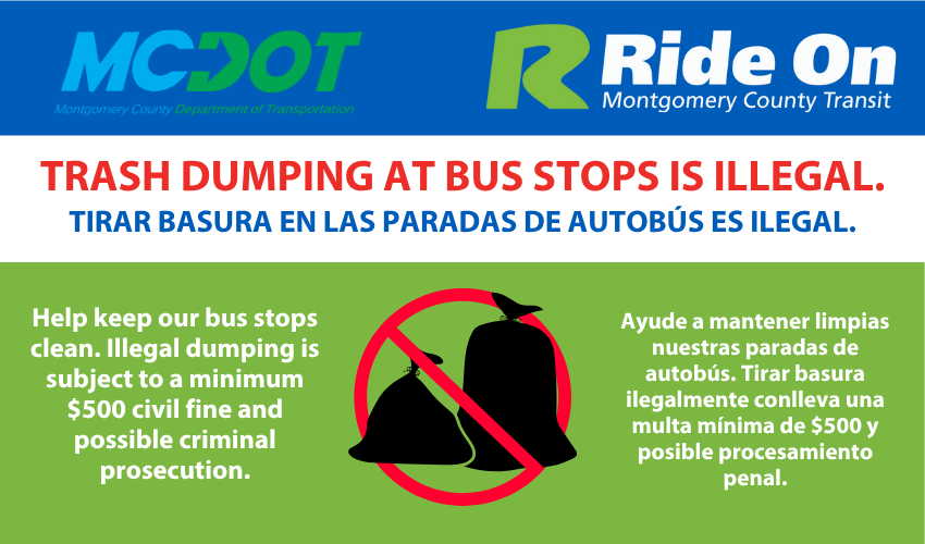dumping sign