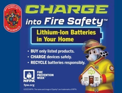 October is Fire Prevention Month: Charge into Fire Safety 