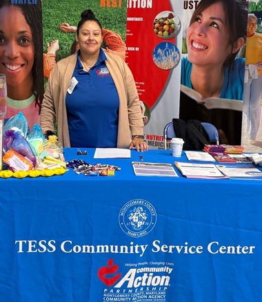 Diana Preston at Takoma Park health fair