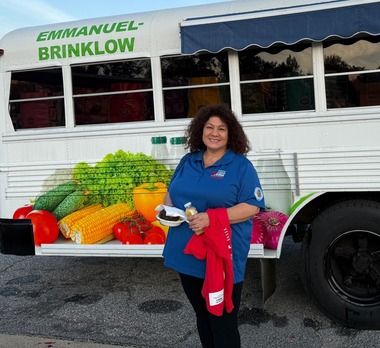 Maureen Larenas at Takoma Park health fair