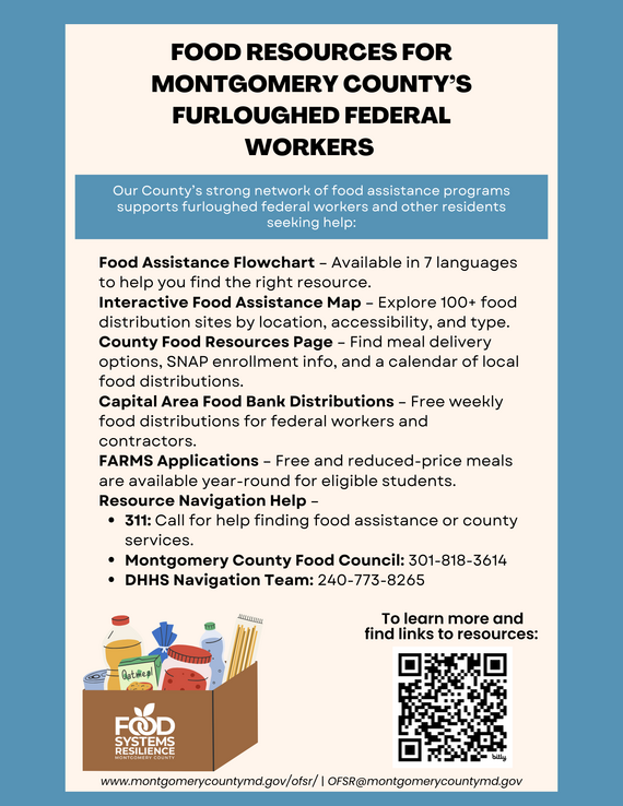 Food assistance resources