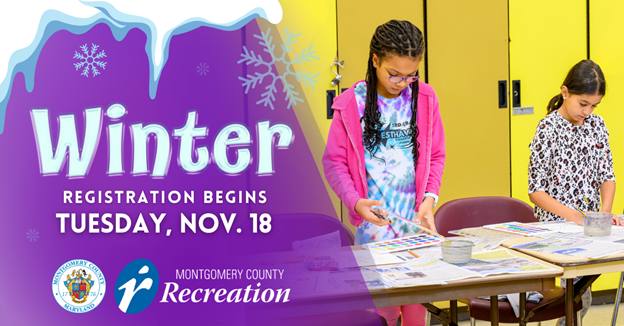 Registration for Montgomery County Recreation’s Winter Programs Starts Tuesday, Nov. 18