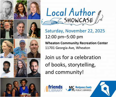 Montgomery County Public Libraries Launches Inaugural Local Author Showcase, Celebrating Montgomery County’s Writing Community