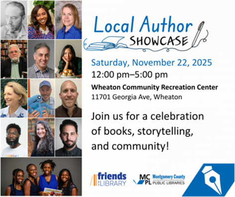 Montgomery County Public Libraries Launches Inaugural Local Author Showcase, Celebrating Montgomery County’s Writing Community
