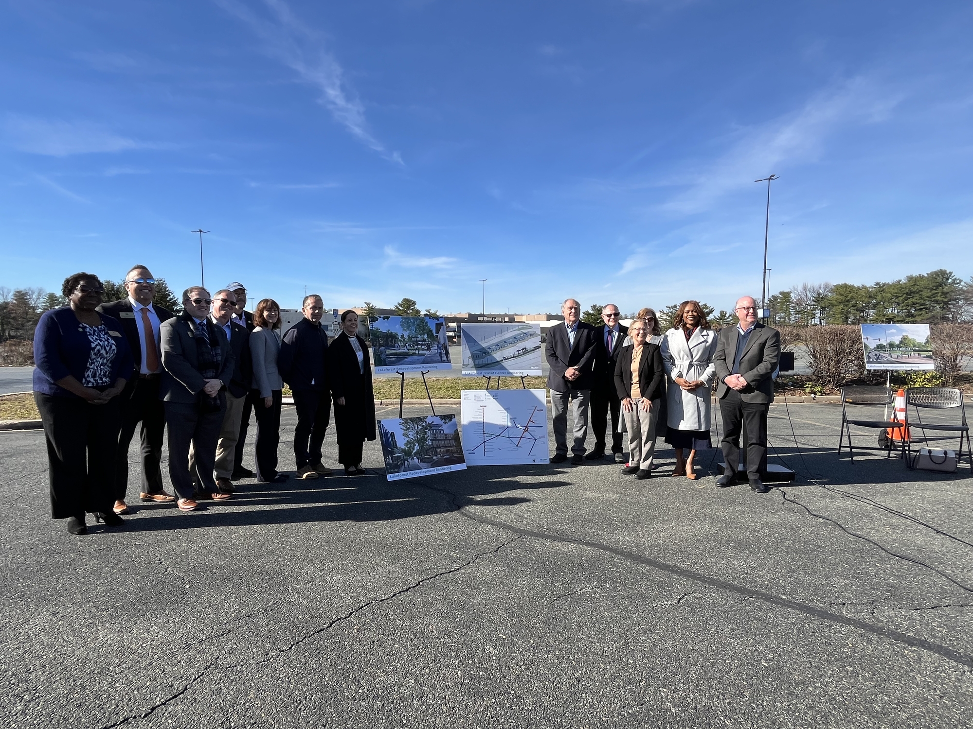 Lakeforest Transit Center announcement