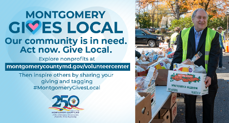 Montgomery County Executive Marc Elrich Encourages Residents to “Give Local” This Holiday Season