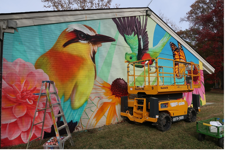 Glenmont Local Park Unveils Vibrant New Mural on Saturday, Dec. 6
