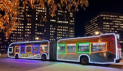 MCDOT Announces the Return of Decorated Winter Holiday 'Flash Lights' Buses