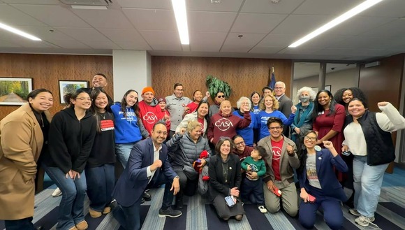 CM Stewart with advocates for the Trust Act