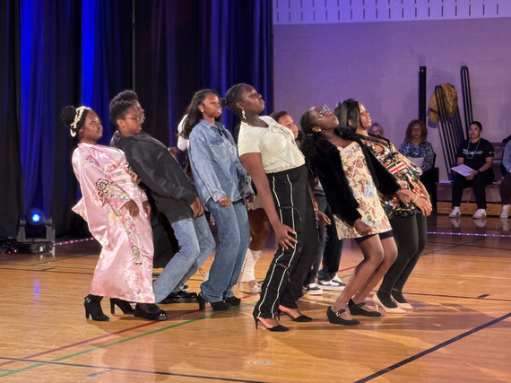 Fashion Boot Camp rehearsal