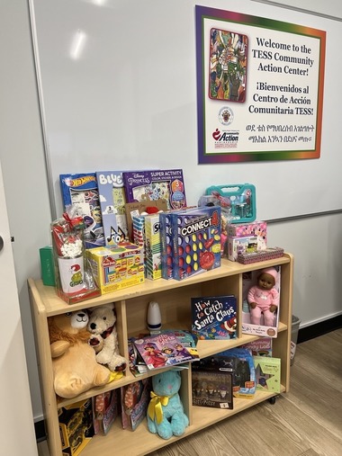 Donated toys and games