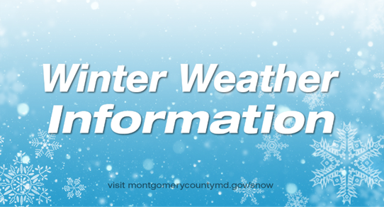 Montgomery County Snow Portal Provides Storm Response and Bus Service Status Updates During Winter Weather Events 