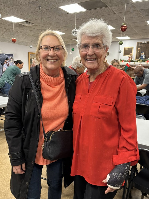 Council Vice President Balcombe with Betty Jean Selby, honored for seventy years of service to the UMCVFD.