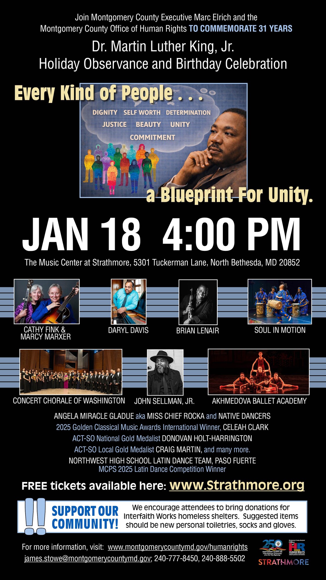 MLK Concert poster 2026