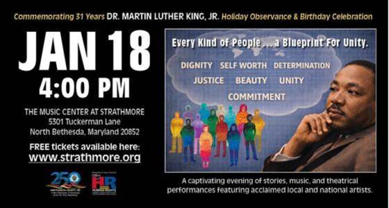 Celebrate Dr. Martin Luther King Jr. with Music and Unity at Birthday Tribute and Celebration on Sunday, Jan. 18 
