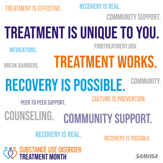 January is Substance Use Disorder Treatment Month: Explore Treatment and Recovery Resources 