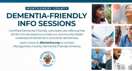 Certified Dementia Friendly Volunteers Offer Free Information Sessions 