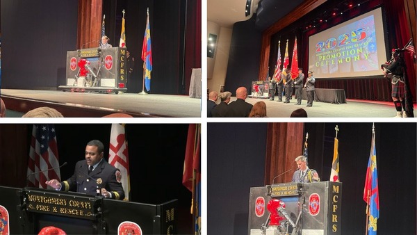 Fire and Rescue Ceremony Collage