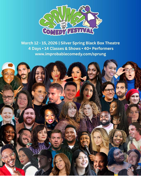 SPRUNG! Comedy Festival Returns to Silver Spring with Expanded Lineup 