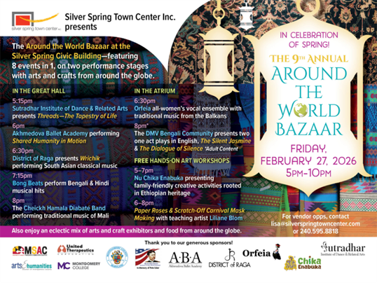 Around the World Bazaar Returns to Silver Spring Civic Building 