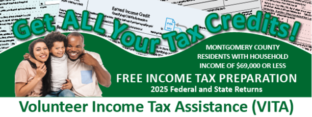 Free Tax Preparation Appointments Available for Income-Eligible Residents Through April 9 