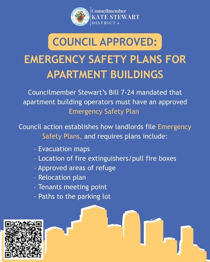 Emergency safety plan regulations graphic