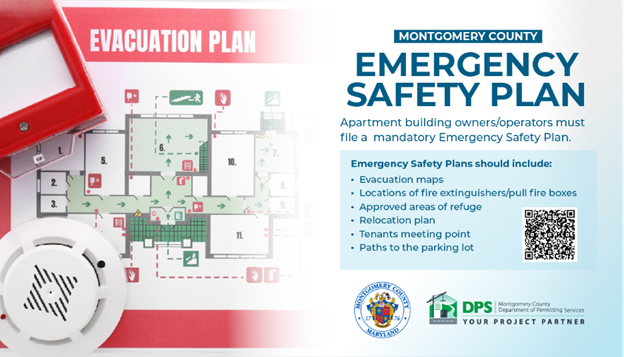 Montgomery County Now Requires Emergency Safety Plans as Part of the Fire Code Compliance Permit for Multifamily Rental Properties 