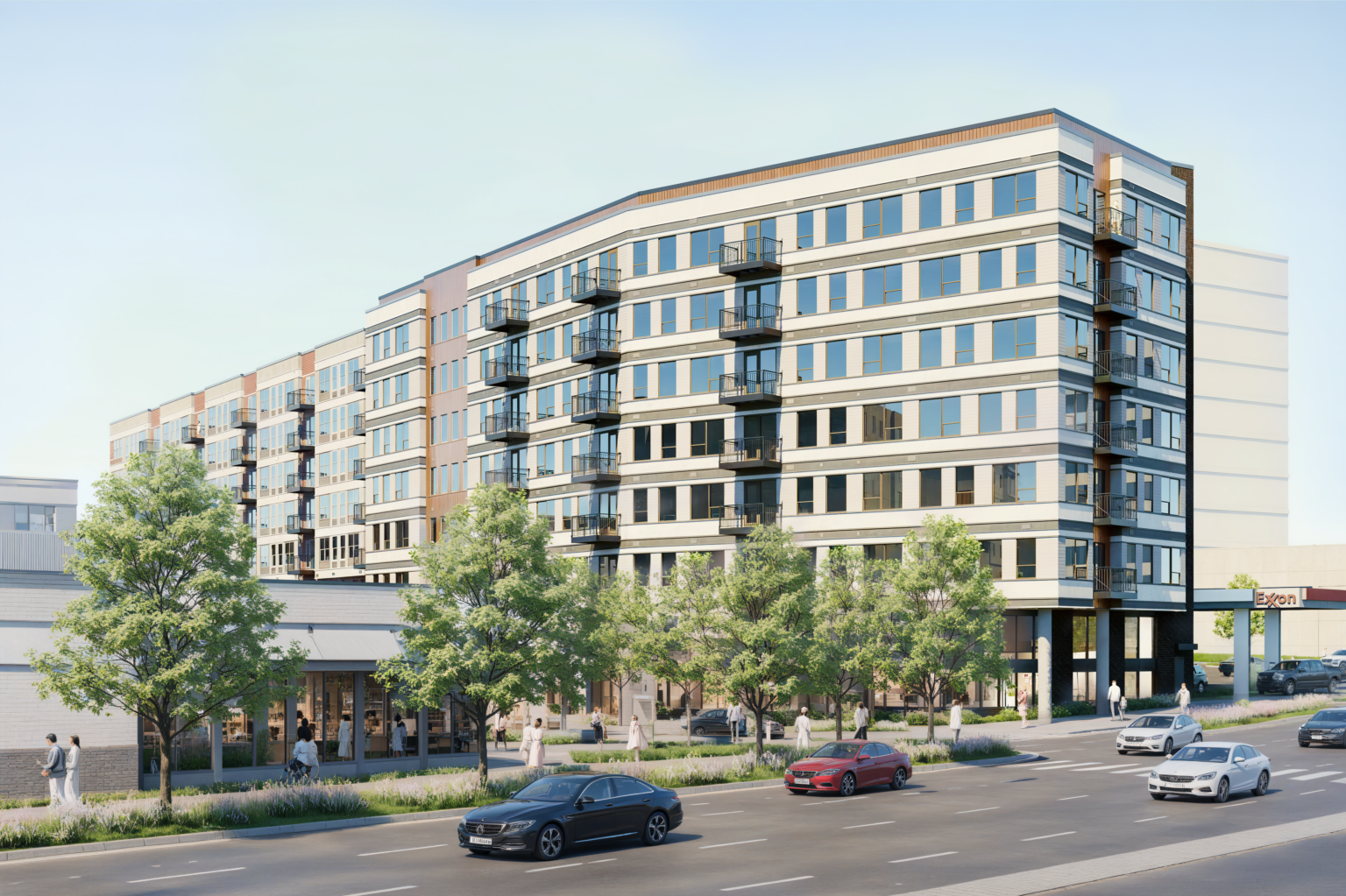 Rendering of NoBe II apartment complex