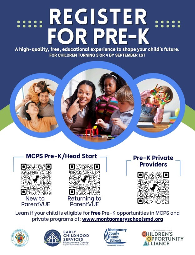 PreK and Head Start Registration Now Open for 2026–2027 School Year 
