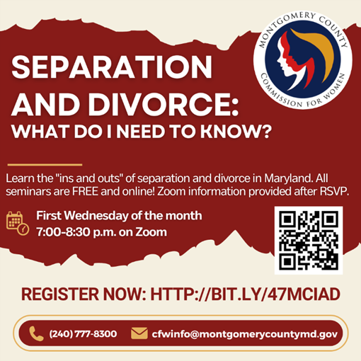 Free Monthly Seminar: Separation and Divorce—What You Need to Know 