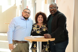 Eduardo Mendes, Maureen Larenas, and Benoit Codija