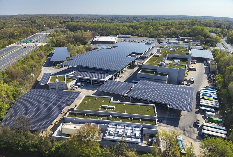 Drone view of the EMTOC microgrid