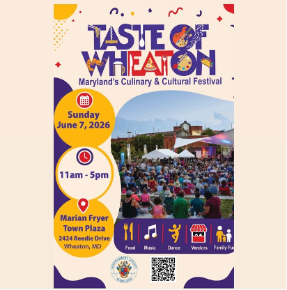 Taste of Wheaton Returns Sunday, June 7 with Food, Music, and Family Fun