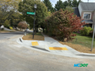MCDOT Project - ADA Compliant Ramp Foxwood Community in Potomac