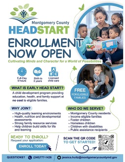 Early Head Start flyer in English