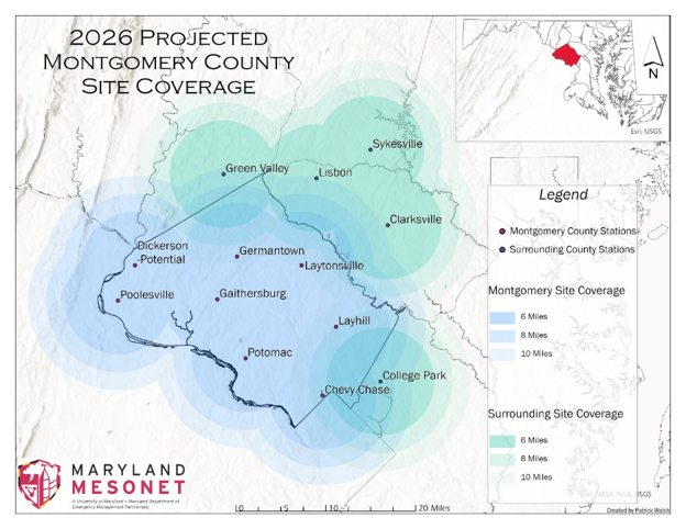 Updated Maryland Mesonet Map