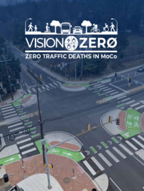 visionzeroplan image of crosswalk work done in downtown montgomery county area